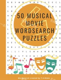 价可议 50 Musical Movie Wordsearches Puzzles nmzdwzdw