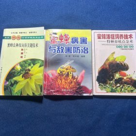 蜜蜂活框饲养技术、蜜蜂病害与敌害防治、蜜蜂良种及饲养关键技术（3本合售）