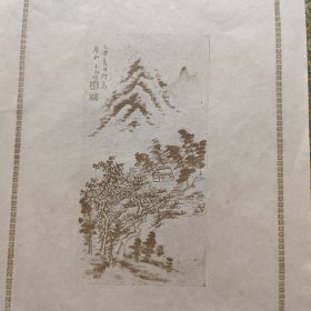 民国 花笺 顾青瑶 画图案（上海联益）尺寸25x16.4cm