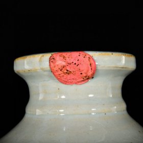 元末明初朱元璋洪武年制褐彩云龙纹火漆印观音尊梅瓶 高35.8径21厘米2