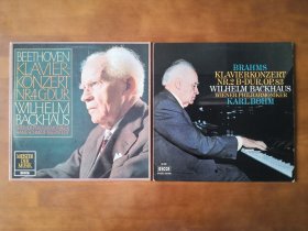 贝多芬第四钢琴协奏曲 勃拉姆斯第二钢琴协奏曲 黑胶LP唱片双张 包邮