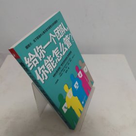 给你一个团队，你能怎么管？