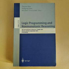 英文原版：逻辑编程与非单调推理Logic Programming and Nonmonotonic Reasoning（目录见图）
