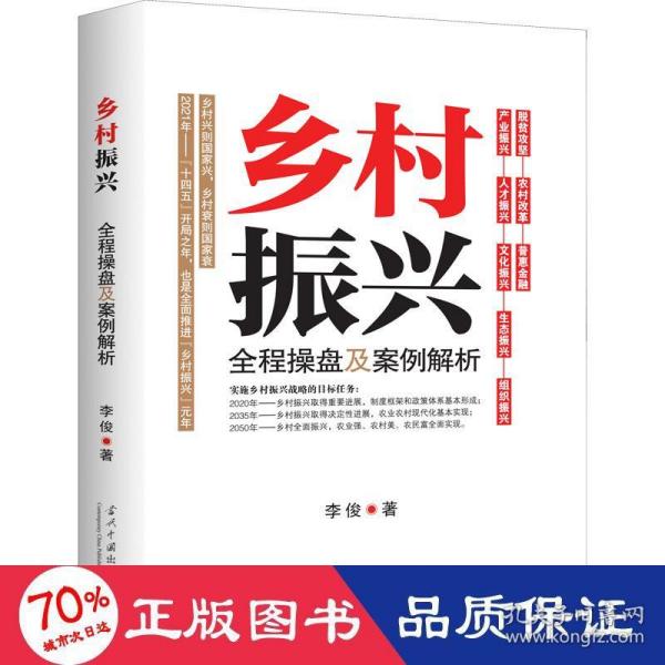 乡村振兴全程操盘及案例解析