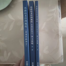 铁路技术管理规程（普速铁路部分）条文说明（中册）