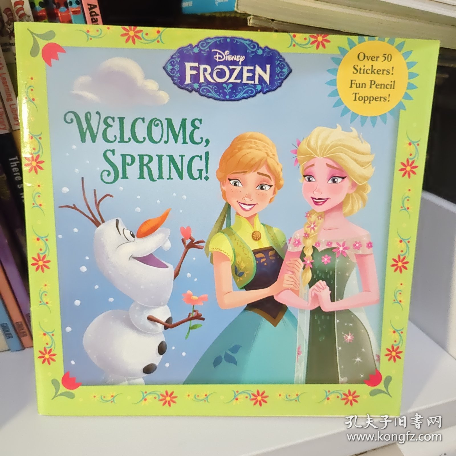 frozen welcome spring 冰雪奇缘英文绘本