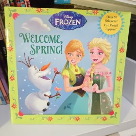 frozen welcome spring 冰雪奇缘英文绘本
