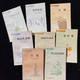 海西州文联瀚海丛书第一辑 全八册：草原的风飘去、风儿吹过田野、柴达木你早、火狐、五叶草、活佛、瀚海歌潮、花海采风录