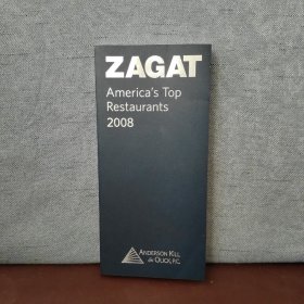 ZAGAT \ AMERCA'S TOP  REST 2008【英文原版】