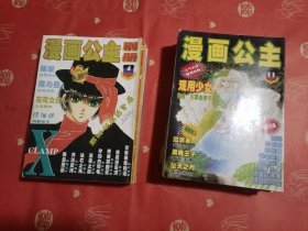 漫画公主（2000.3.4.5.6.7.11.12十2001.1.11）。漫画公主别册（2000.3.4.5.12+2001.8.11+2002.1）共16本合售（只有书无赠品类的）