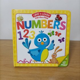 英文原版——LOVE to LEARN NUMBERS(精装，纸板书，翻翻书)