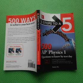 5 Steps to a 5: 500 AP Physics 1 Questions to Know by Test Day, Third Edition 3 现货