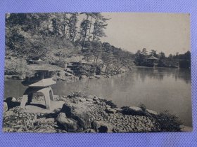 00879 日本 成田山名胜 成田山公园 民国时期老明信片