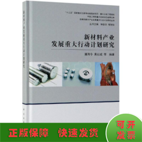 新材料产业发展重大行动计划研究