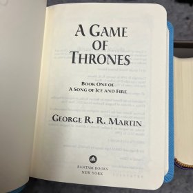 冰与火之歌 英文原版 A Song of Ice and Fire 进口魔幻小说 皮革版 5册套装 A Game of Thrones 权利的游戏 美剧原小说 乔治马丁