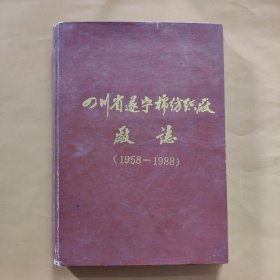 四川省遂宁市棉纺织厂厂志【1958-1988】