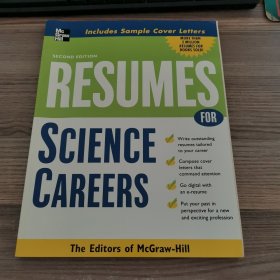 Resumes For Science Careers(Second Edition)