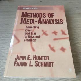 Methods of Meta-Analysis: Correcting Error and Bias in Research Findings