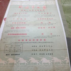 解放军文艺五七年订户广告