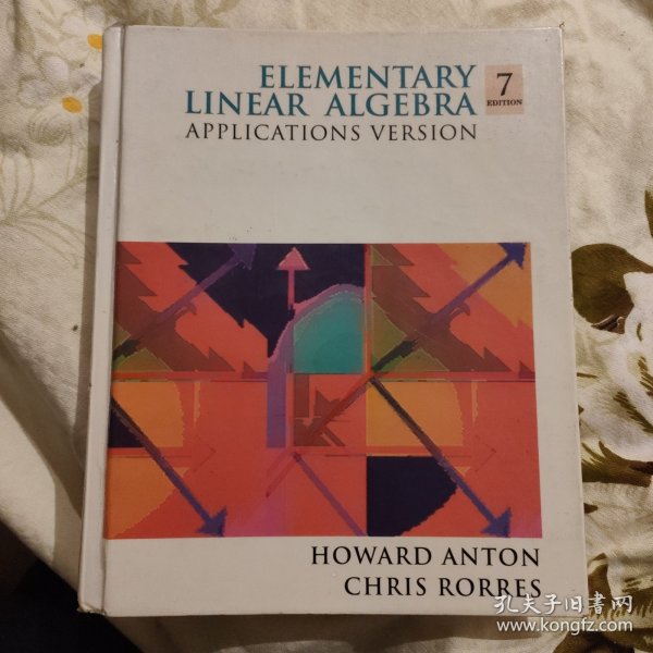 英文原版 ELEMENTARY LINEAR ALGEBRA APPLCATIONS VERSION 7 精装全铜版