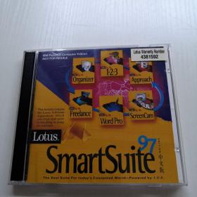 碟片   Lotus SmartSuite97中文版  见图   2片装