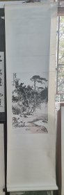 刘宇甲 江苏大家 山水画立轴 秋趣图。画心尺寸68*40厘米