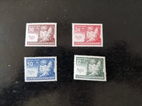 德占波兰1940年农民马车邮票一套 品相如图，原胶贴票mlh，保真，包挂号，非假不退