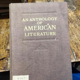 an anthology of american lit erature——美国文学选集——有南京大学图书馆收藏印