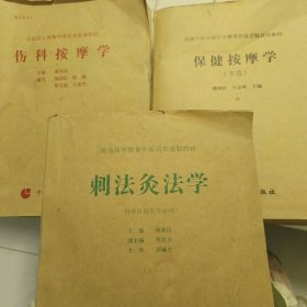 盲文版 伤科按摩学+保健按摩学+刺法灸法学