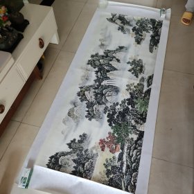 200*80 国画作品 山川河流图