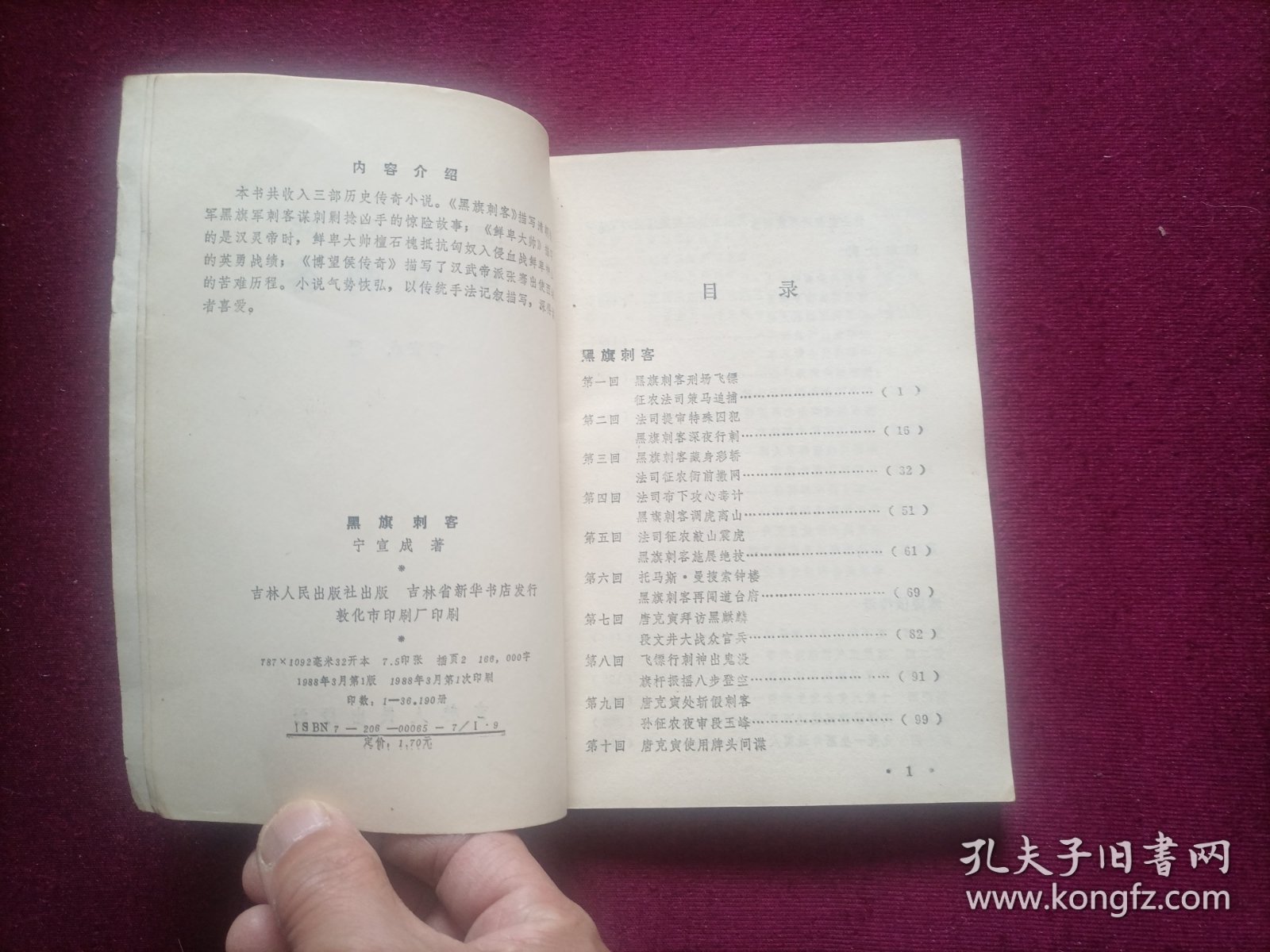 点击查看原图 黑旗刺客(小32开)