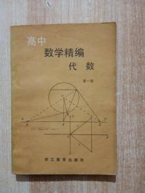 高中数学精编 代数(第一册)