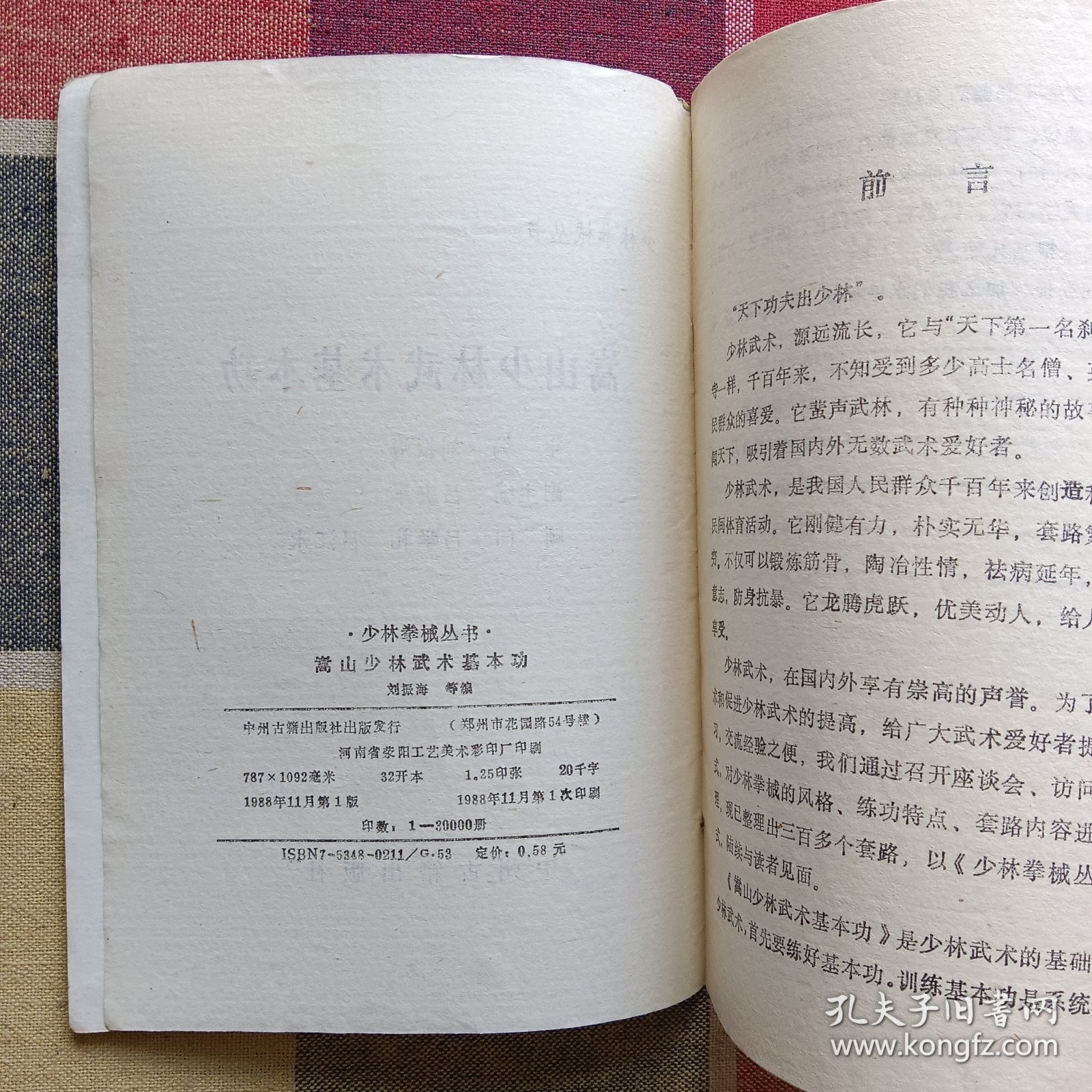 嵩山少林武术基本功