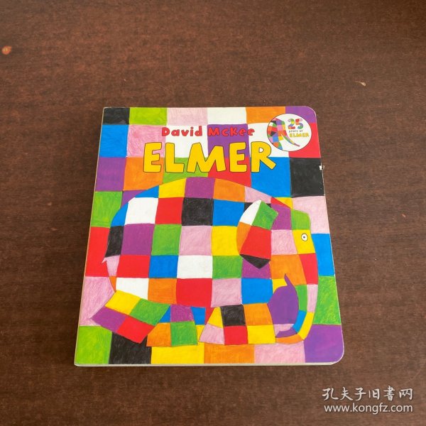 Elmer Board Book Board book 英文原版