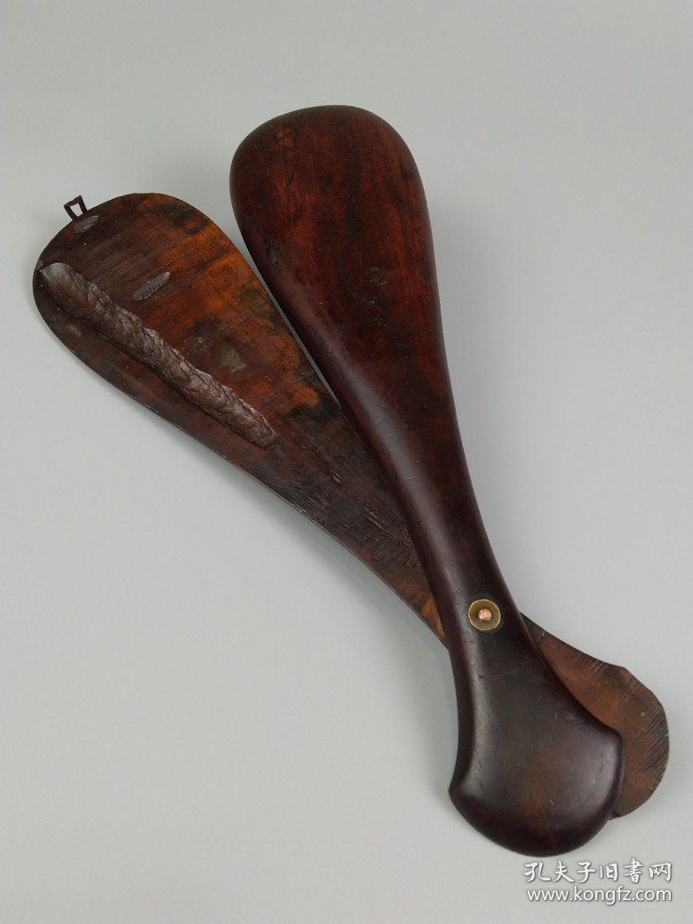 清代楠木【戥子称】牙杆，用来称金、银、药品等分量小的东西。完整无缺，实拍如图！