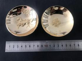 日本24K镀金 做工精湛 工艺精良 底款“24KGP”.091。