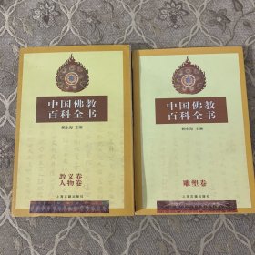 中国佛教百科全书 教义卷人物卷，雕塑卷两卷合售