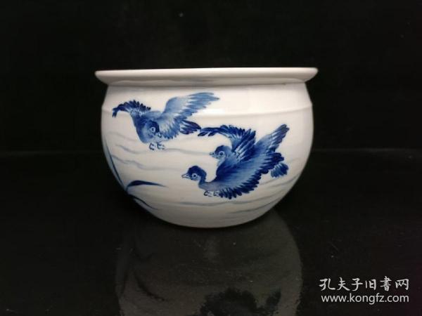 瓷器，青花缸，.,