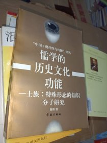 儒学的历史文化功能：士族：特殊形態的知識分子研究