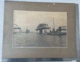 民国鸭绿江大桥照片