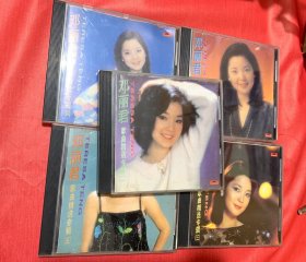 CD：邓丽君歌曲精选80首（五碟全 ）