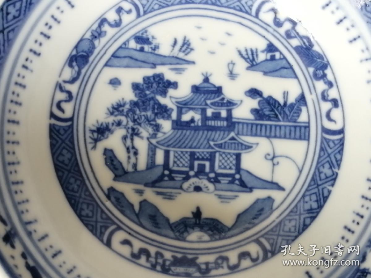 青花小盘一对（景德镇人民瓷厂567瓷）