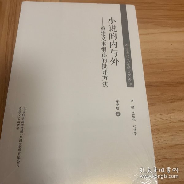 中国当代文学研究代表作-小说的内与外：重建文本细读的批评方法