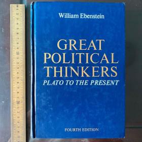 Great political thinkers Plato to the present history of western culture society philosophy language people thought thoughts idea ideas 英文原版精装