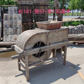 民俗老物件：老榆木风车，尺寸比较小，带铁钉，沧桑古老！布置空间挺多！全品老货！