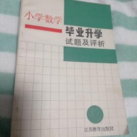 小学数学毕业升学试题及评析