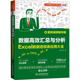 数据高效汇与分析 excel数据透视表应用大全 案例版 操作系统 韩小良 新华正版