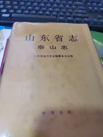 山东省志，泰山志【精装本32开】