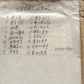 为代琳选歌配器存12首。名人真迹。郑路配器。12份。通走不单卖。来源地:北京。保真。标的是一堆的价格。通走不单卖。代琳，1945年12月出生，原名戴斐光，生于沈阳市，北京歌舞团独唱演员、歌唱家、声乐教育家。系中国音乐家协会会员、中国少数民族音乐古籍丛书编辑部主编。郑路，著名作曲家，1933年10月6日生，北京市顺义区板桥村人。《检阅进行曲》、《北京喜讯到边寨》等歌曲作者。 来源地:北京