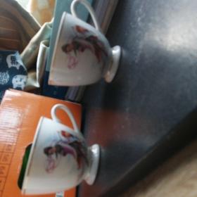 宫灯仙女 茶杯一对